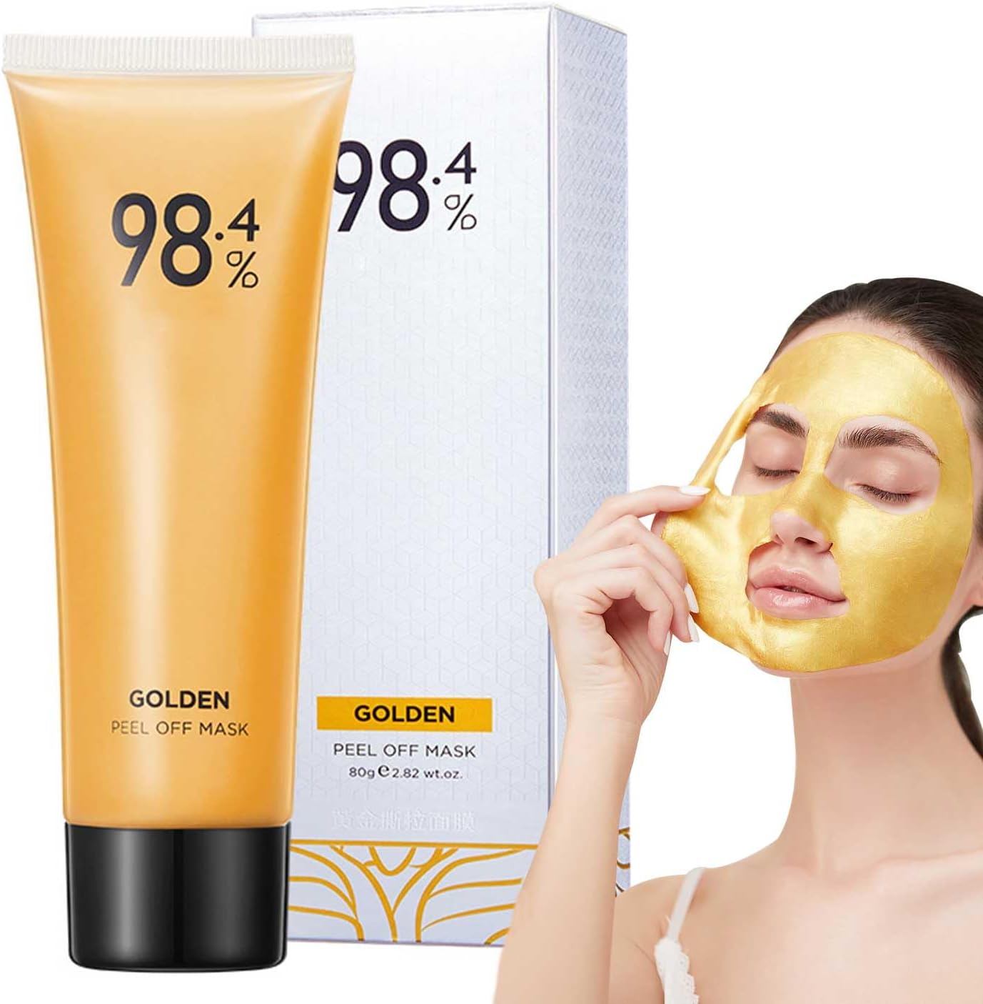 MASCĂ FACIALĂ PEEL-OFF CU AUR DE 24K
