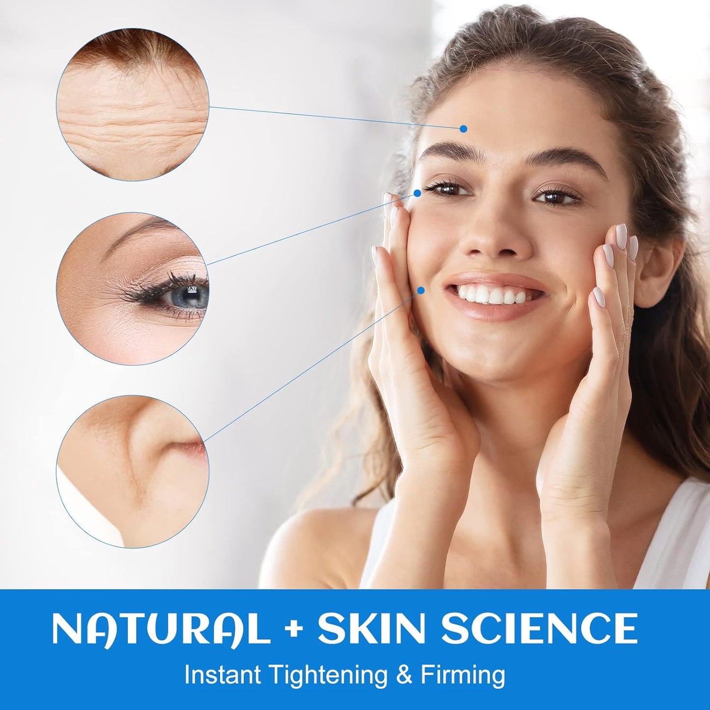CREMA-GEL PENTRU ELIMINAREA RIDURILOR FAȚĂ, GÂT ȘI OCHI