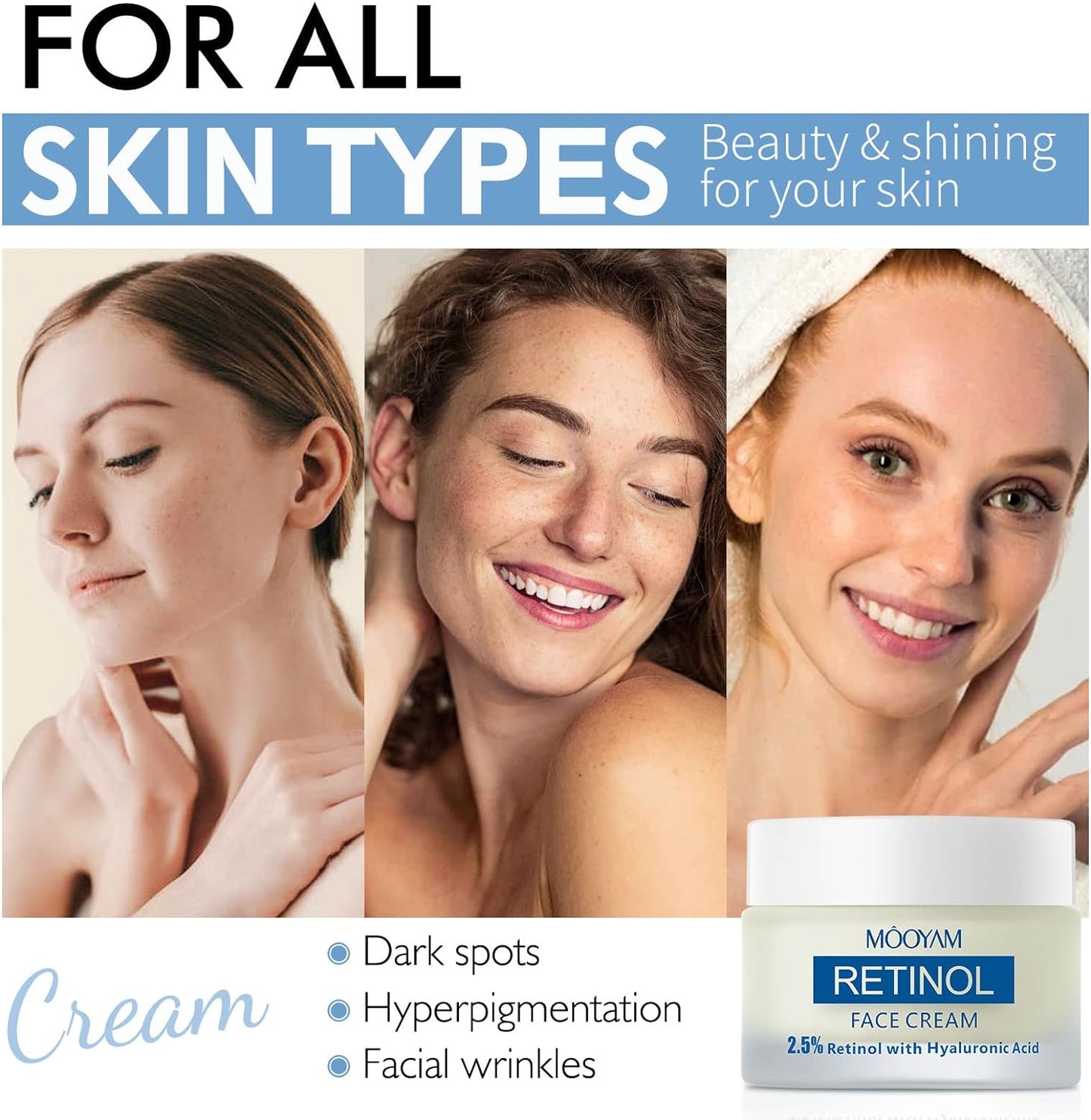 CREMĂ CU RETINOL ȘI ACID HIALURONIC