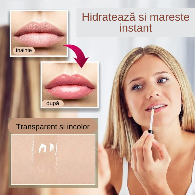 GLOSS PENTRU BUZE CU VITAMINA E SI COLAGEN