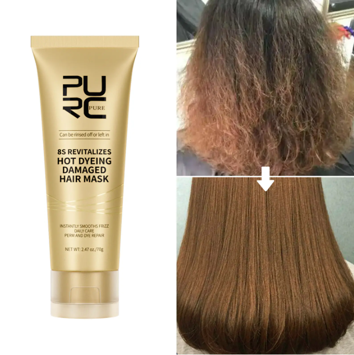 TRATAMENT PROFESIONAL CU REPARARE RAPIDĂ A PĂRULUI DETERIORAT CU COLAGEN, PROTEINE ORGANICE ȘI KERATINĂ