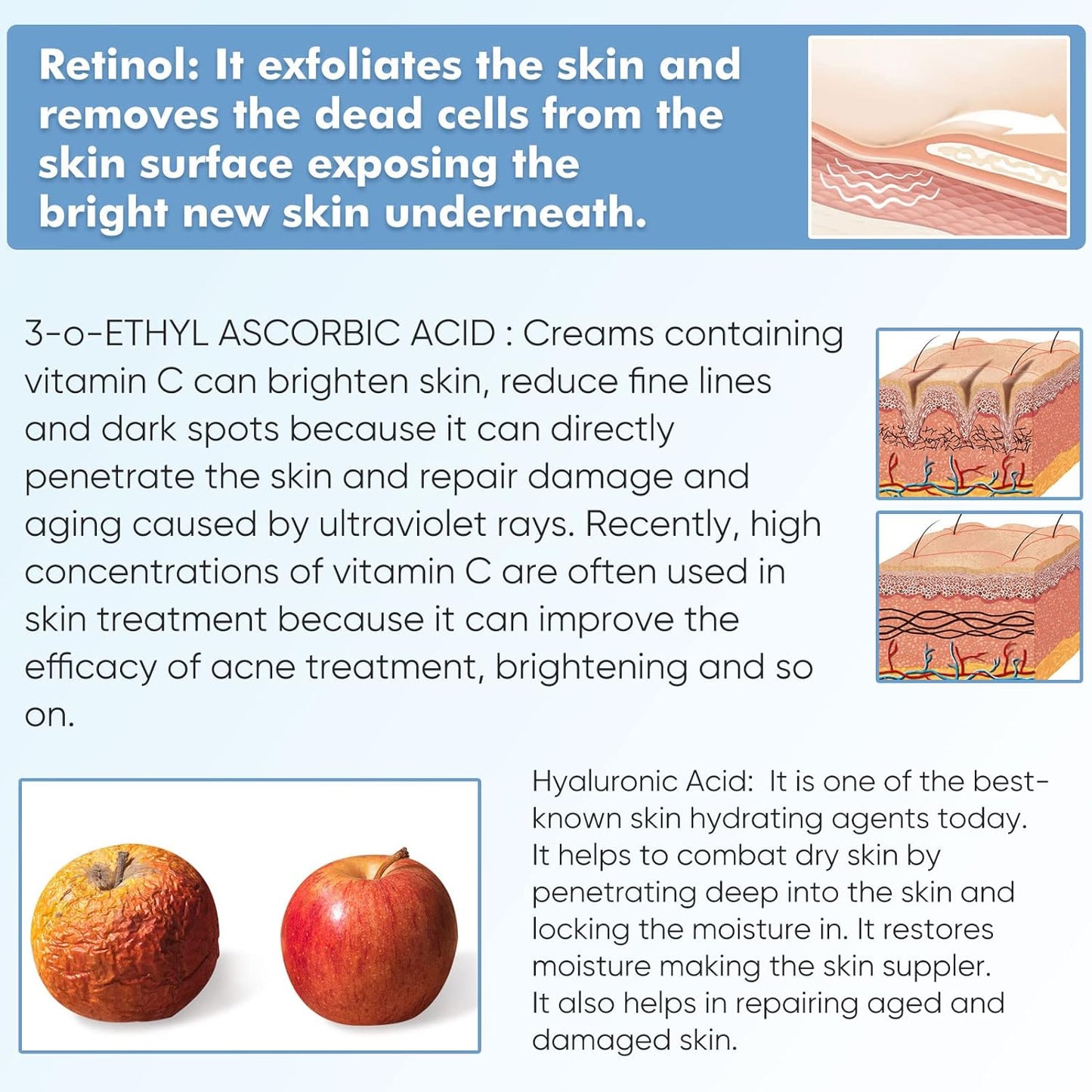 CREMĂ CU RETINOL ȘI ACID HIALURONIC