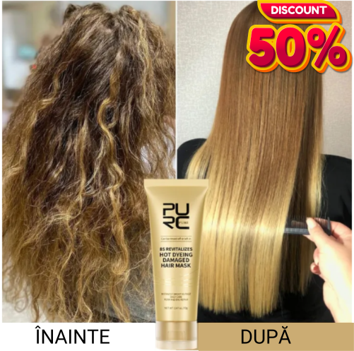 TRATAMENT PROFESIONAL CU REPARARE RAPIDĂ A PĂRULUI DETERIORAT CU COLAGEN, PROTEINE ORGANICE ȘI KERATINĂ
