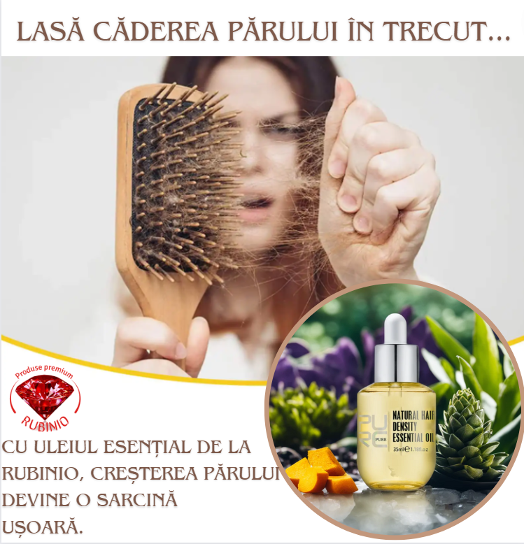 ULEI ESENȚIAL PENTRU CREȘTEREA PĂRULUI CU GHIMBIR